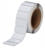 Foam Backed Raised Panel Labels 1'' H x 2'' W White Roll of 250 Labels