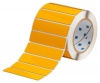 Foam Backed Raised Panel Labels 1'' H x 4'' W Yellow Roll of 250 Labels