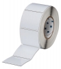 Foam Backed Raised Panel Labels 2.5'' H x 3'' W White Roll of 250 Labels