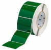 Foam Backed Raised Panel Labels 2.5'' H x 3'' W Green Roll of 250 Labels
