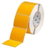Foam Backed Raised Panel Labels 2.5'' H x 3'' W Yellow Roll of 250 Labels