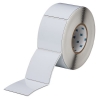 Foam Backed Raised Panel Labels 3.5'' H x 3'' W White Roll of 250 Labels