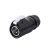 LP-20 Series Waterproof Connector M20 2-Pin Male Plug IP67 Plastic+Zinc Alloy up to 500Vac 20Amp