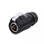 LP-20 Series Waterproof Connector M20 5-Pin Male Plug IP67 Plastic+Zinc Alloy up to 500Vac 10Amp