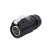 LP-20 Series Waterproof Connector M20 9-Pin Male Plug IP67 Plastic+Zinc Alloy up to 250Vac 5Amp