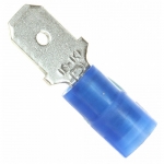 Quick Connect Connector Standard Terminal Male 6.35mm Crimp 14-16 AWG