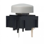 Tactile Switch SPST-NO 0.025A 50V Top Actuated Through Hole 1/Pack