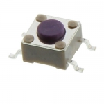 Tactile Switch SPST-NO Top Actuated Surface Mount 0.05A 12V 1200/Reel