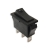 Rocker Switch R4 SPDT (On)-Off-(On) Black 10A 250VAC QC 1/Pack