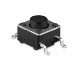 Tactile Switch SPST-NO Top Actuated Surface Mount 0.05A 12V 300/Reel