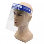 Face Shield w/ Head Gear Distortion-Free Lightweight w/ Comfort Foam Strip