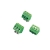 Terminal Block Right Angle Type 2P 8.6mm Suitable For 16-24 AWG Tin Plated Green Insulator RoHS 1000/Reel