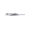 Ideal-tek SMD Tweezers Anti-Acid/Anti-Magnetic Stainless Steel Tips: Positioning Flat Devices Double Bent OAL 120mm