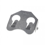 Battery Retainer for 20mm Cell Tin Nickel Plate 100/Pack