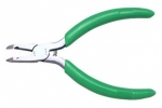 Xcelite 4 1/2'' Angled Tip Cutter w/ Green Cushion Grips
