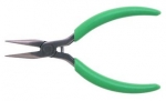 Xcelite 5'' Diagonal Short Chain Nose Pliers w/ Green Cushion Grips Serrated Jaws