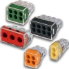 Pushwire Terminal Block for Junction Boxes 2-8way Positions 18-12awg,16-12awg,14-10awg