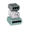 Pushwire Terminal Block for Junction Boxes 2-8way Positions 18-12awg,18-16awg,14-10awg