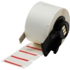 Color Polyester Laboratory Laboratory Labels for M6 M7 Printers 0.5'' x 1'' Red White 500/Roll