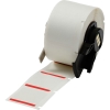 Color Polyester Laboratory Laboratory Labels for M6 M7 Printers 1'' x 1'' Red White 250/Roll