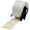 Color Polyester Laboratory Laboratory Labels for M6 M7 Printers 1'' x 1'' Yellow White 250/Roll