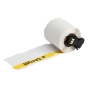 All Weather Permanent Adhesive Vinyl Labels ANSI CAUTION Header for M6 M7 Printers 100/Roll