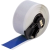 All Weather Permanent Adhesive Vinyl Label Tape for M6 M7 Printers 1'' x 50' Blue 50/Roll