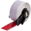 All Weather Permanent Adhesive Vinyl Label Tape for M6 M7 Printers 1'' x 50' Red 50/Roll