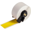 All Weather Permanent Adhesive Vinyl Label Tape for M6 M7 Printers 1'' x 50' Yellow 50/Roll