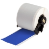 All Weather Permanent Adhesive Vinyl Label Tape for M6 M7 Printers 2'' x 50' Blue 50/Roll