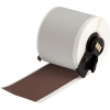 All Weather Permanent Adhesive Vinyl Label Tape for M6 M7 Printers 2'' x 50' Brown 50/Roll