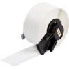 All Weather Permanent Adhesive Vinyl Label Tape for M6 M7 Printers 0.5'' x 50' White 50/Roll