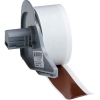 All Weather Permanent Adhesive Vinyl Label Tape for M7 Printers 1'' x 50' Brown 50/Roll
