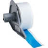 All Weather Permanent Adhesive Vinyl Label Tape for M7 Printers 1'' x 50' Light Blue 50/Roll