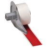 All Weather Permanent Adhesive Vinyl Label Tape for M7 Printers 1'' x 50' Red 50/Roll