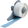 All Weather Permanent Adhesive Vinyl Label Tape for M7 Printers 1'' x 50' Sky Blue 50/Roll