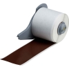 All Weather Permanent Adhesive Vinyl Label Tape for M7 Printers 2'' x 50' Brown 50/Roll