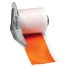 All Weather Permanent Adhesive Vinyl Label Tape for M7 Printers 2'' x 50' Orange 50/Roll
