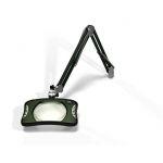 O.C.White Green-Lite  Rectangle LED Magnifier 7 X 5.25'' 4 Diopter ESD Safe Racing Green