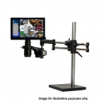 O.C.White Super-Scope HD with 6MP Hybrid HDMI/USB Camera and Articulating Arm Assembly LV2000 B LED Ring Light
