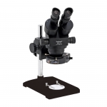 O.C.White Prozoom 4.5 Stereo-Zoom Microscope with Lab Style Base LV2000 B LED Ring Light