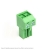 Terminal Block One Piece Wire Protector 3P Green 3.5mm