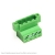 Terminal Block One Piece Wire Protector 4P Green 3.5mm