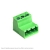 Terminal Block One Piece Wire Protector 5P Green 3.5mm