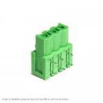 Terminal Block One Piece Wire Protector 6P Green 3.5mm