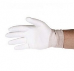 Qualaknit PU Palm Coated Nylon Knit Gloves White 1 Pair Large
