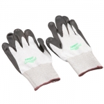 Qualakote Nitrile Palm Coated Thick Carbon/Nylon Knit Gloves 1 Pair Large