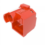 Panduit Recessed Lock-In device 100 in red with 1/PK