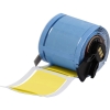 PermaSleeve Heat Shrink Wire and Cable Labels Rotated on Liner for M6 M7 Printers 1'' Dia x 2'' Yellow 70/Roll