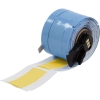PermaSleeve Heat Shrink Wire and Cable Labels Rotated on Liner for M6 M7 Printers 0.5'' Dia x 2'' Yellow 70/Roll